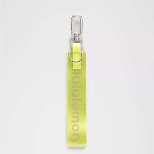 Lululemon Never Lost Keychain- Sour Grape/Army Green